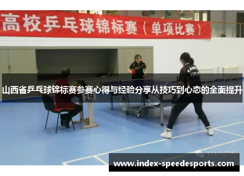 山西省乒乓球锦标赛参赛心得与经验分享从技巧到心态的全面提升